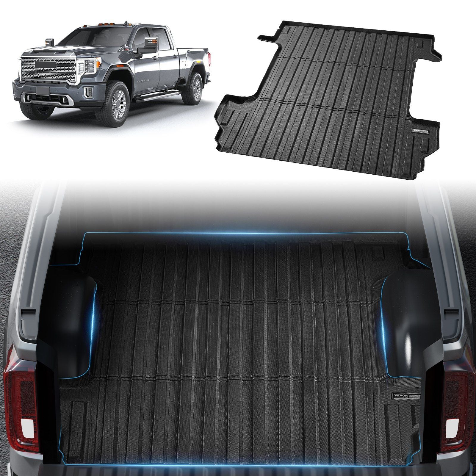 Vevor Truck Bed Mat Fit 2019-2024 Chevrolet Silverado/Gmc Sierra 1500 Bed Liner